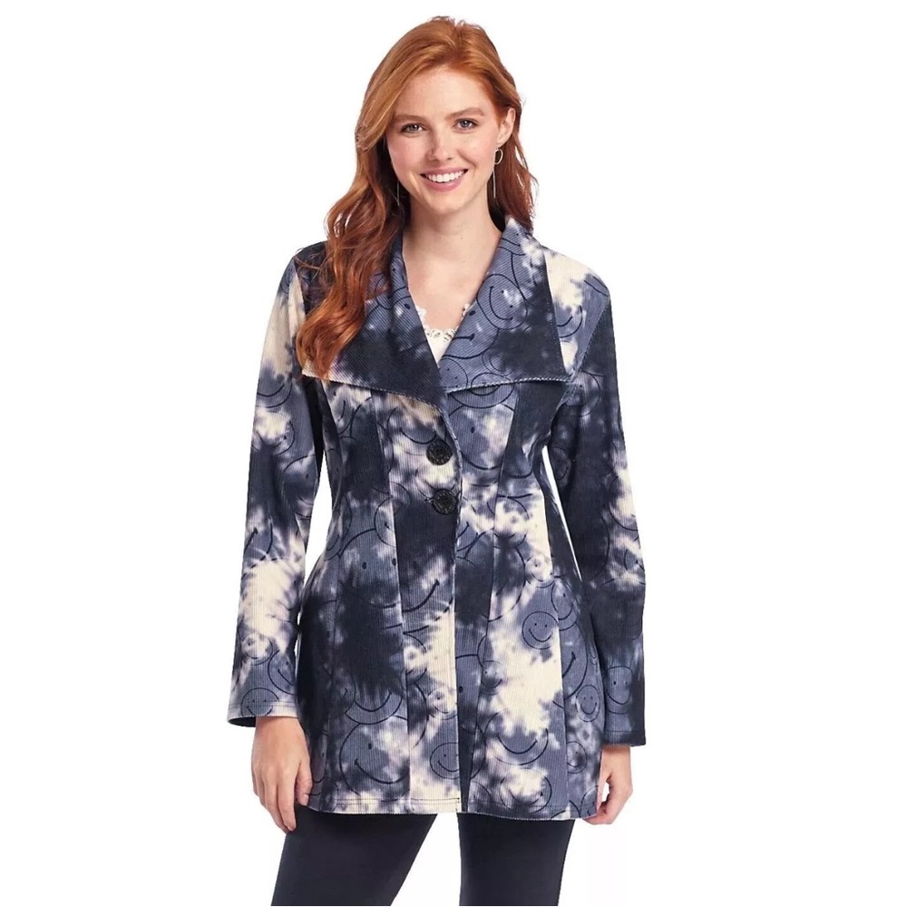 61. Tie Dye smiley jacket - Picture 1 of 3